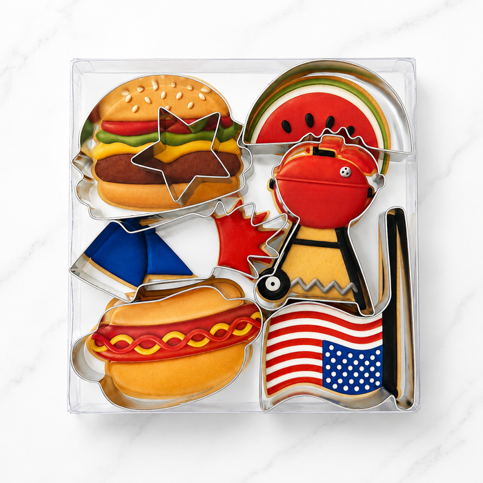 June Only! 4th of July 7 pc. Box Set in Stainless Steel