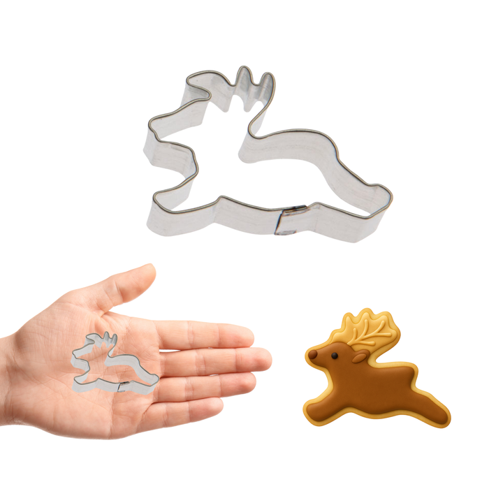 Mini Reindeer Cookie Cutter 1.75 In. M103