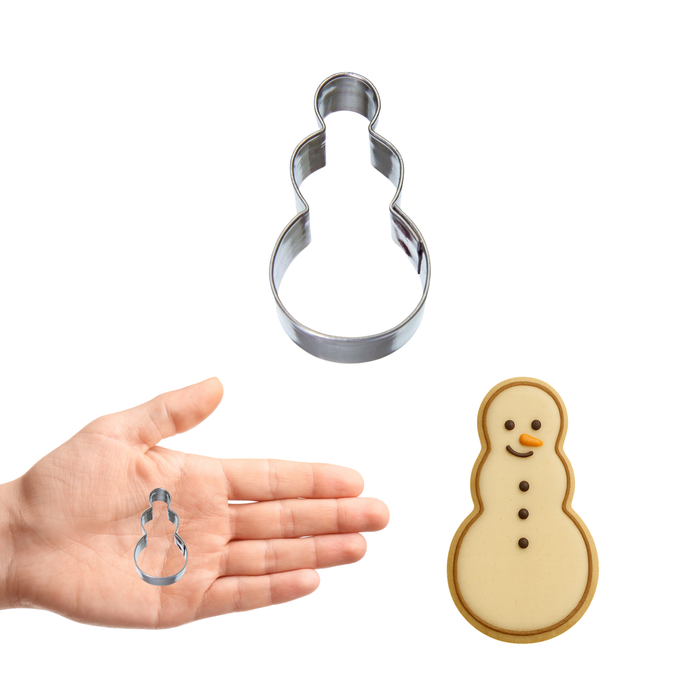 Mini Snowman Primitive Cookie Cutter 1.5 in M111