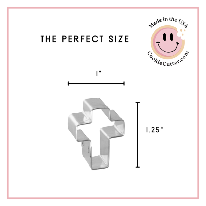 Mini Cross Cookie Cutter 1.25 in M113