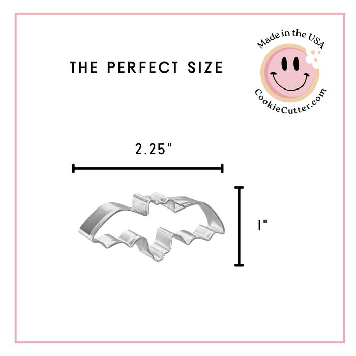 Mini Bat Cookie Cutter 2.25 in M120