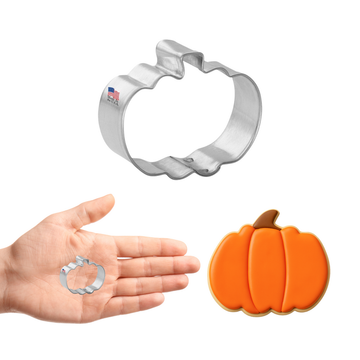 Mini Pumpkin Cookie Cutter 1.5 in M191