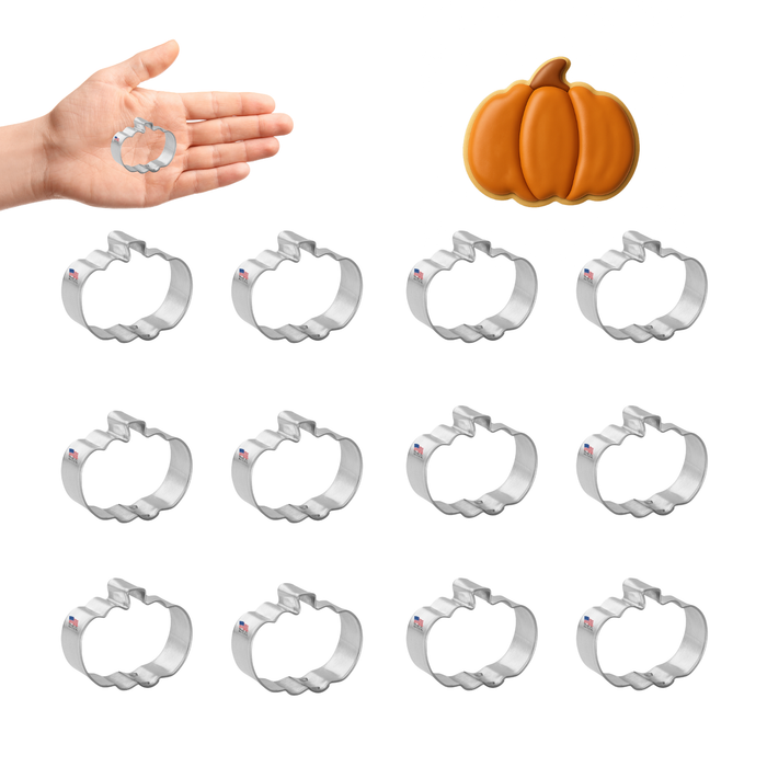 1 Dozen/12 Count Pumpkin Cookie Cutters