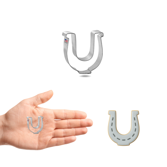 Mini Horseshoe Cookie Cutter 2 in M195