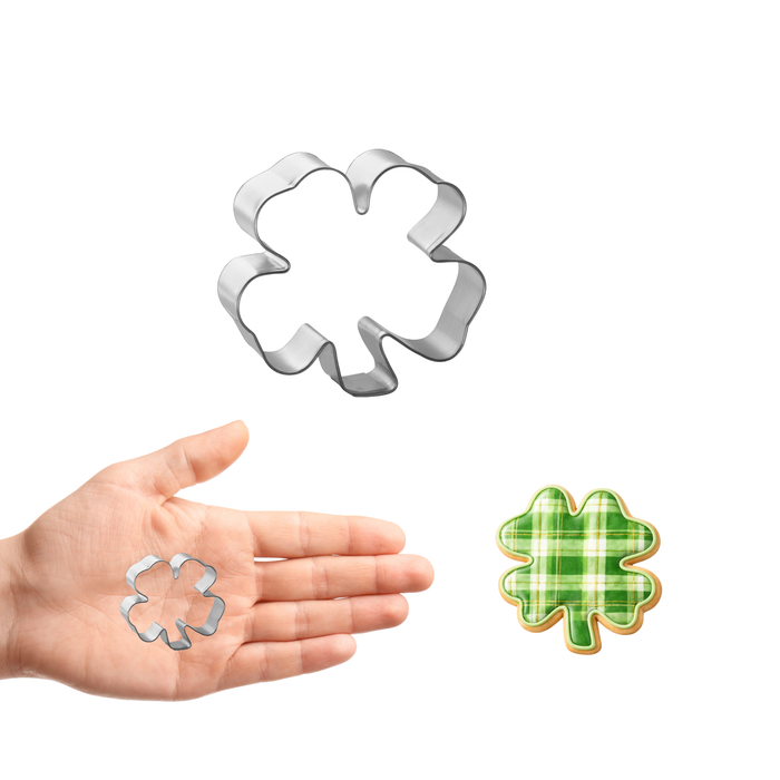 Mini Four Leaf Clover Cookie Cutter 1.75 in M197