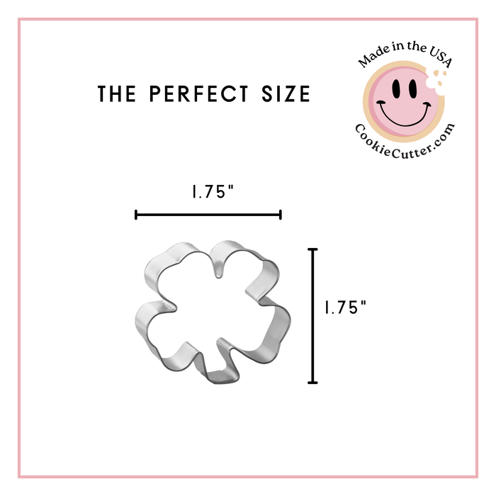 Mini Four Leaf Clover Cookie Cutter 1.75 in M197