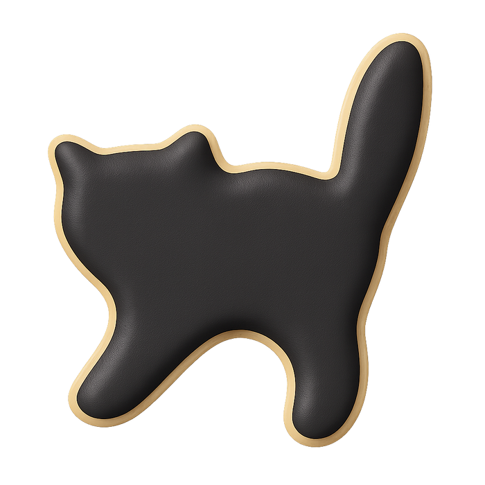 Mini Scary Cat Cookie Cutter 1.5 in M19