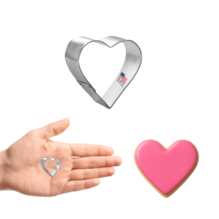 Mini Heart Cookie Cutter 1 in M21