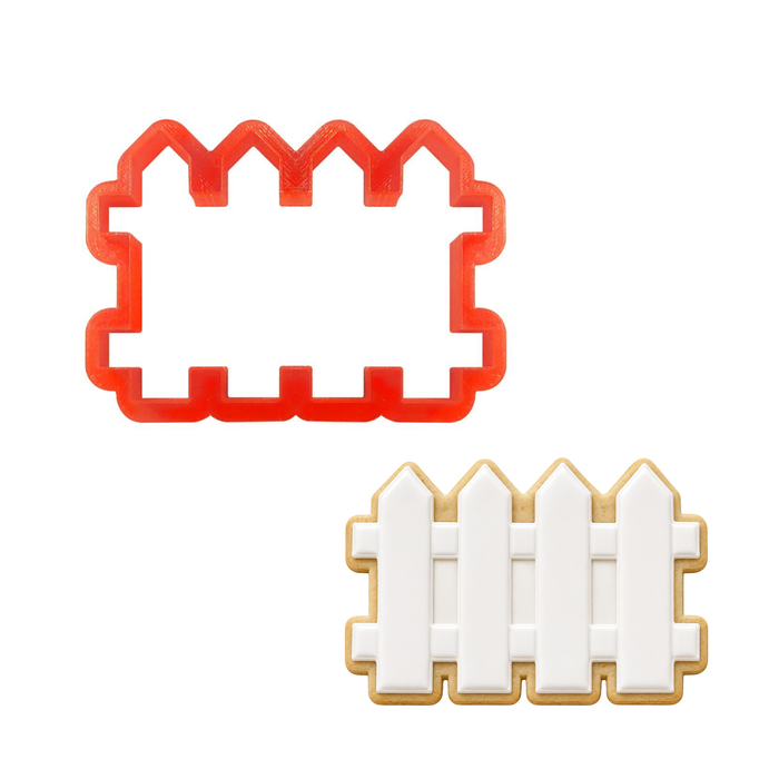 Fence Castle Cookie Cutter 4 in x 2.75 in PC0467