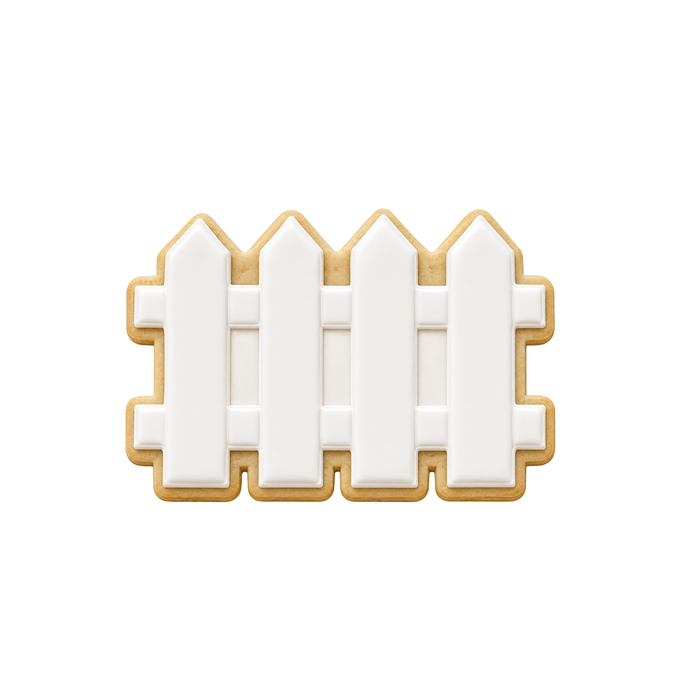Fence Castle Cookie Cutter 4 in x 2.75 in PC0467