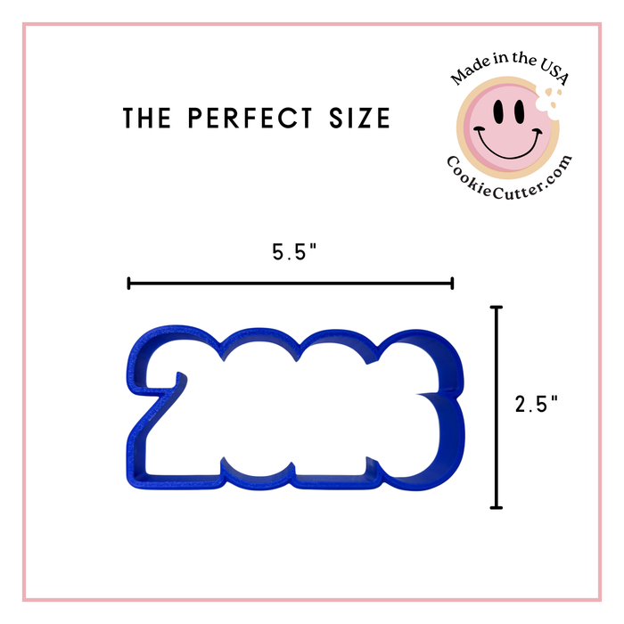 2026 Plastic Cookie Cutter 5.5" PC478