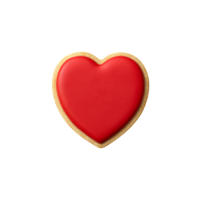 Heart Red Poly Resin Coated Tin Cookie Cutter 3 in PR953F - Free with purchase of $10 or more (Discount Taken at Checkout)