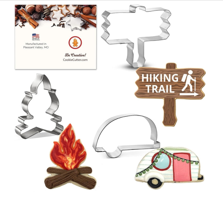 Lets Go Camping! Cookie Cutter 3 Piece Set HS0499